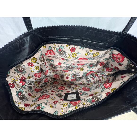 Latico USA Black Leather Tote - Picture 5 of 7